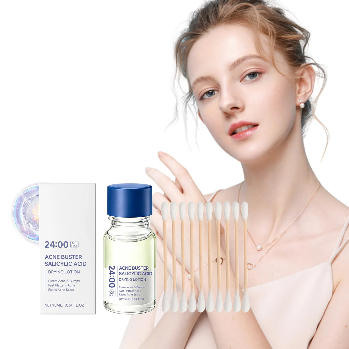 Skin-Balancing Hydrating Face Serum | Pore-Minimizing Daily Use Face Serum QXL 1set