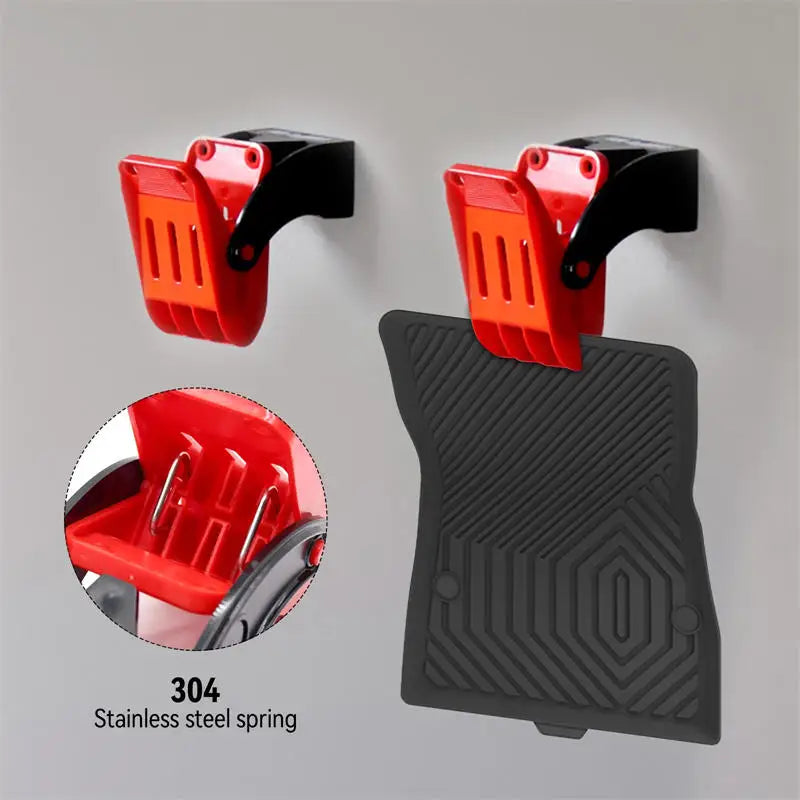 Car Floor Mat Cleaning Clip | ABS Hanger Clamp 1–2 Pack Car Mat Clip QXL