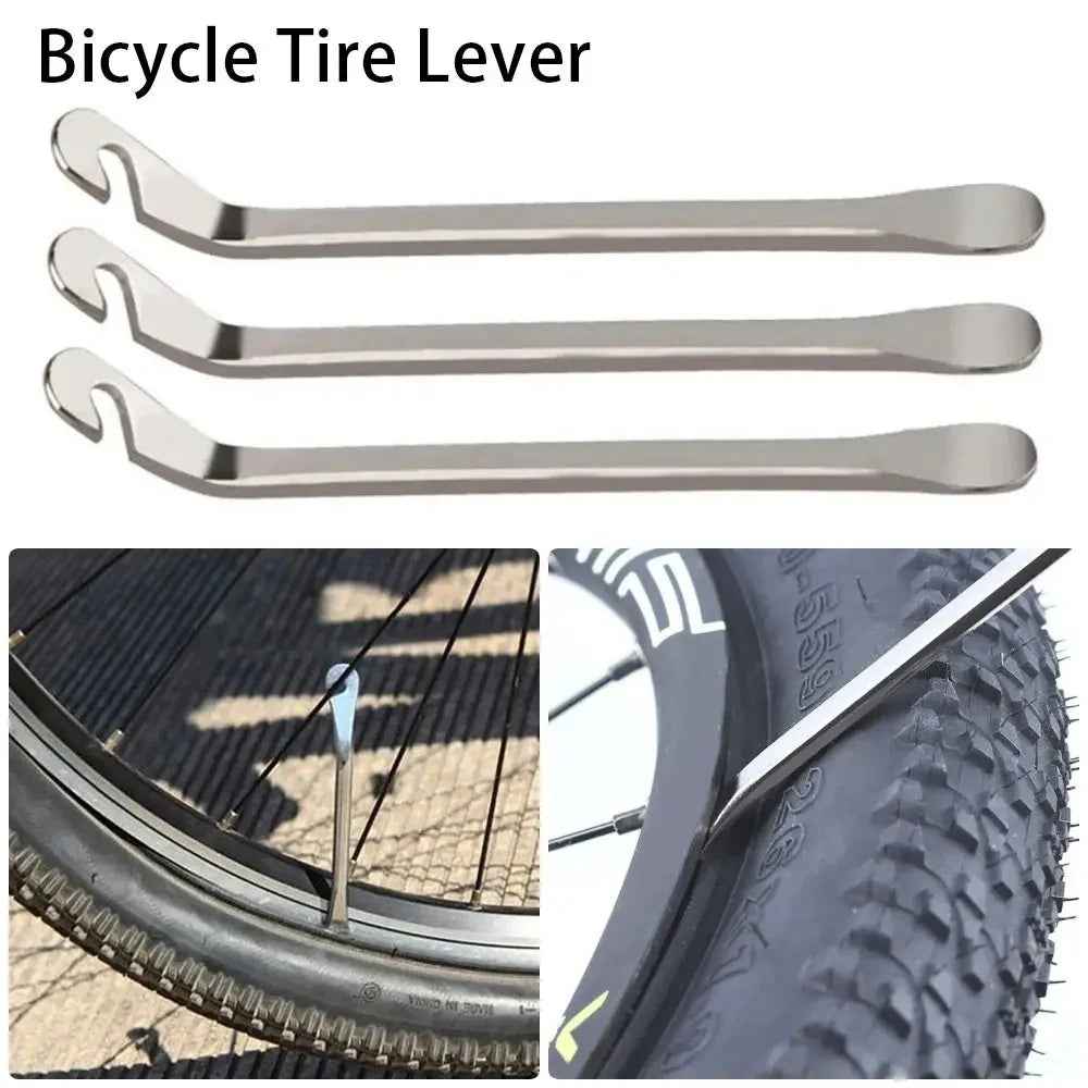 12cm Carbon Steel Bike Tyre Lever – Anti-Slip MTB & Road Tool Bike Tyre Lever QXL