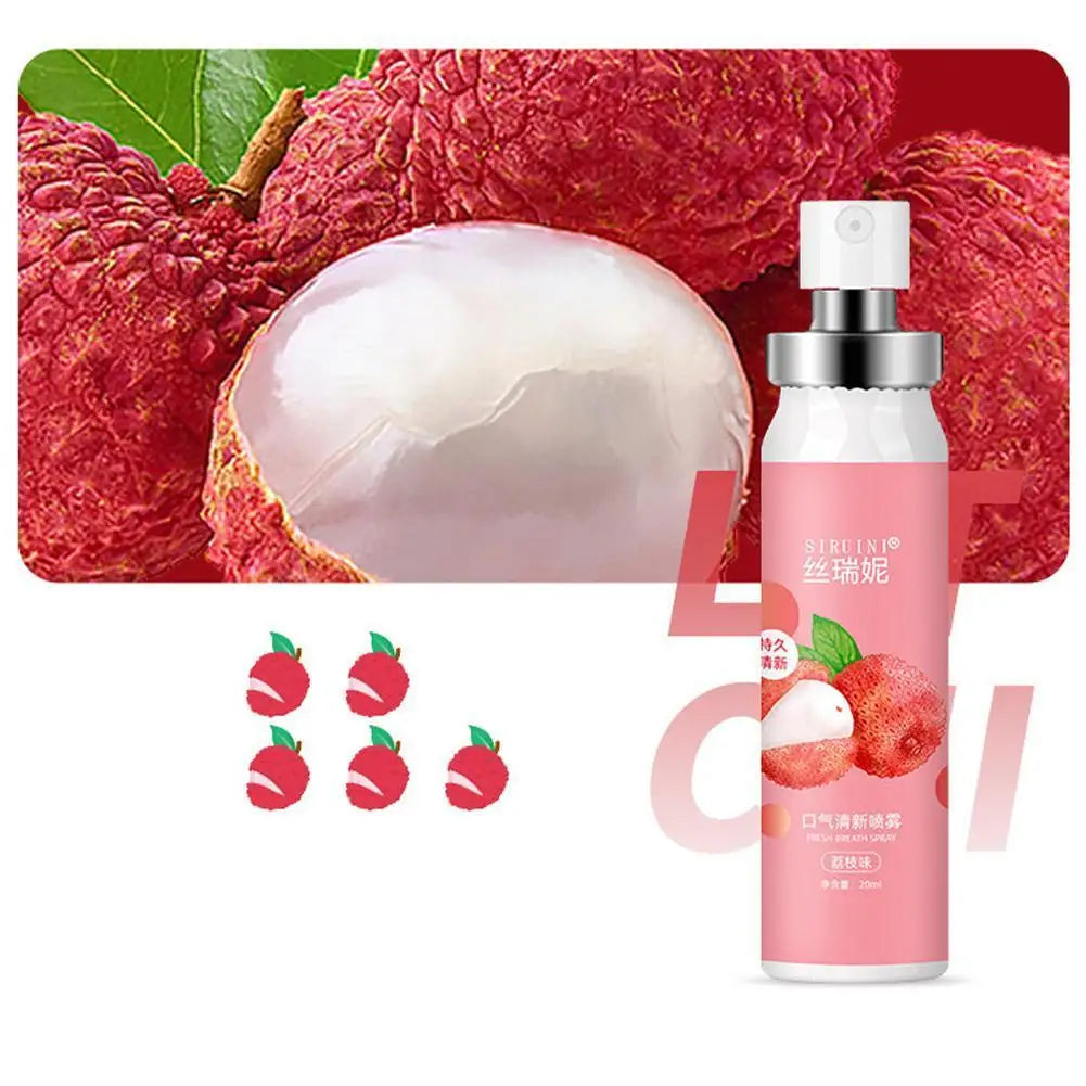 20ml Breath Freshener Spray – Fruity & Mint Flavors Breath Freshener Spray QXL