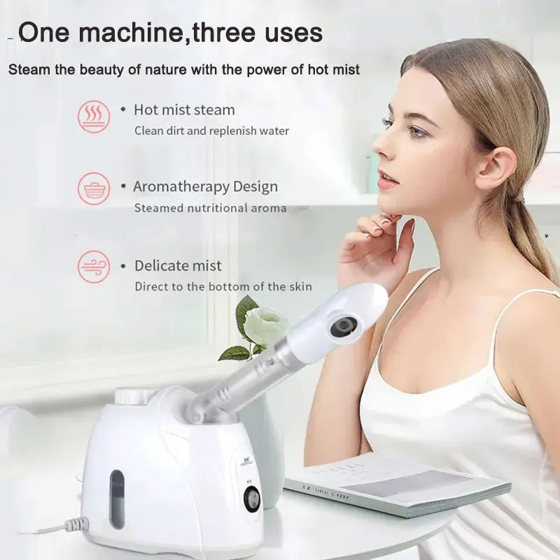 Facial Steamer Home Spa | Warm Mist Deep Pore Cleansing Device Facial Steamer QXL