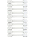 10-Pack Child Safety Strap Locks for Cabinets & Drawers Baby Safety Lock QXL B257 10PC