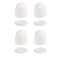 Snap-On Toilet Bolt Caps & Floor Bolt Covers with Washers Toilet Bolt Caps QXL 4pcs