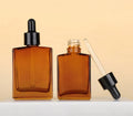 Amber Glass Essential Oil Dropper Bottle 30ml 50ml Refillable Essential Oil Bottle QXL 30ml Glass