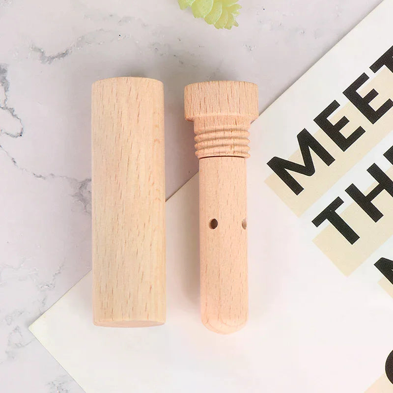 Wood Essential Oil Aromatherapy Nasal Inhaler with Wick Aromatherapy Inhaler QXL