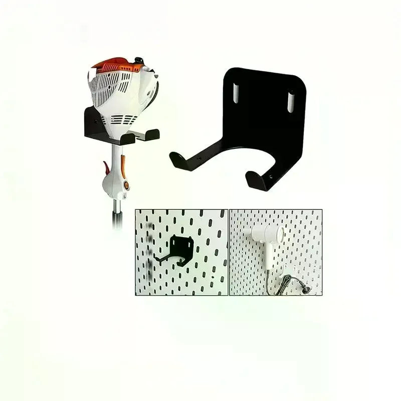 Black Metal Garage Storage Hook | Lawn & Garden Tool Organizer Garage Storage Hook QXL