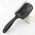 Anti-Static Massage Comb | Wet Hair Detangling Brush Hair Massage Comb QXL Black