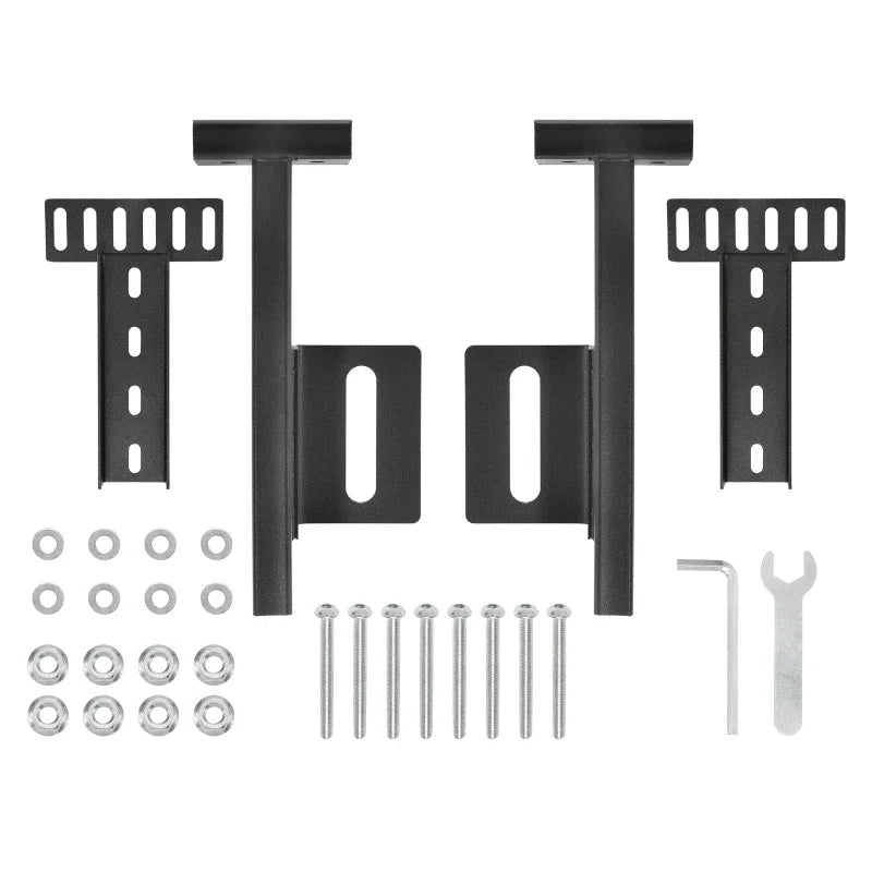 10" Adjustable Headboard Brackets for Metal Bed Frame – Black Headboard Brackets QXL A 10 inch