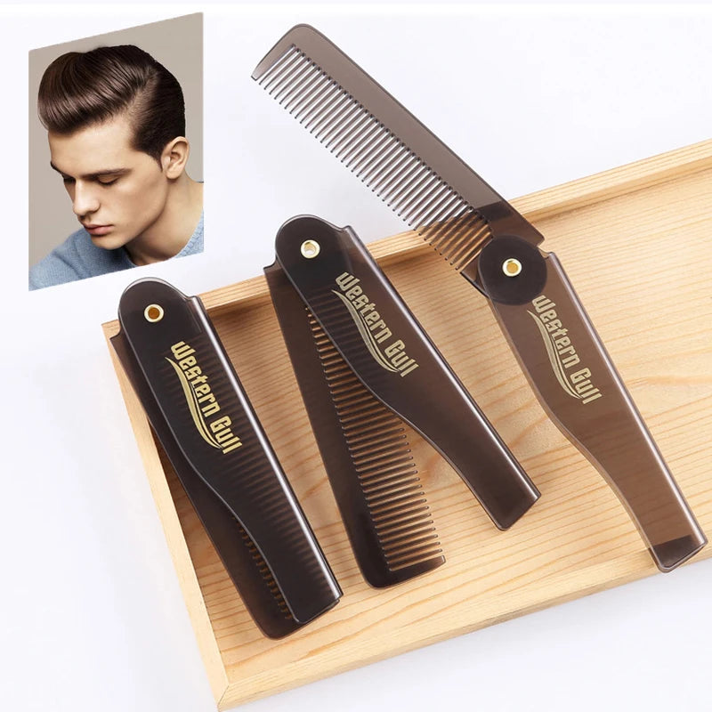 Foldable Pocket Comb – Plastic Beard & Hair Styling Tool Foldable Pocket Comb QXL