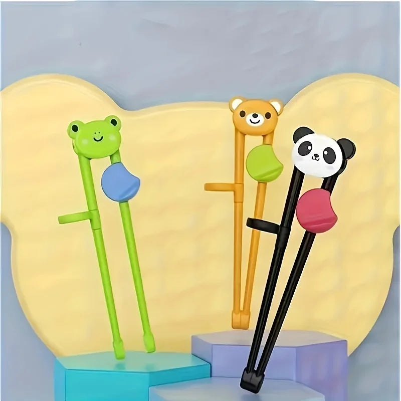 Kids Training Chopsticks | Cartoon Toddler Practice Set Training Chopsticks QXL