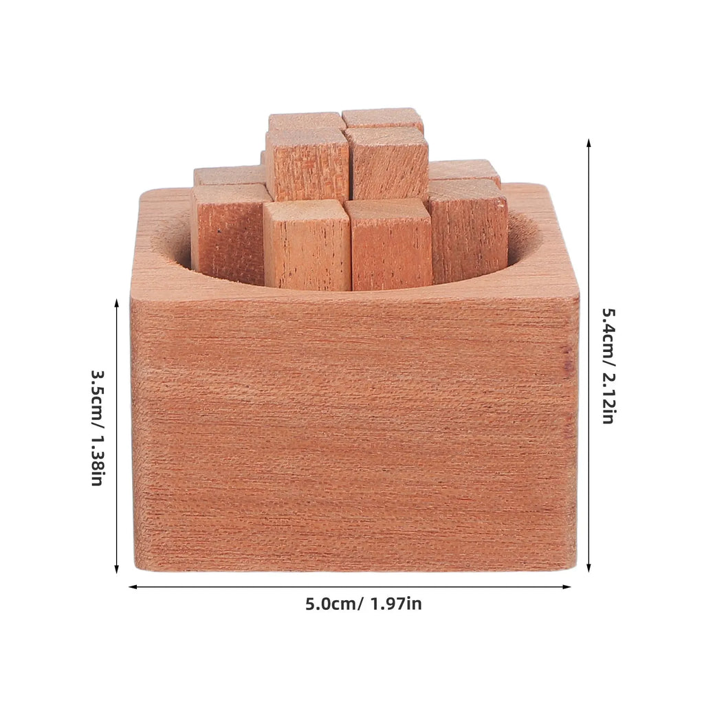 2-Pack Rustic Wood Passive Essential Oil Diffuser Scent Blocks Wood Aromatherapy Diffuser QXL