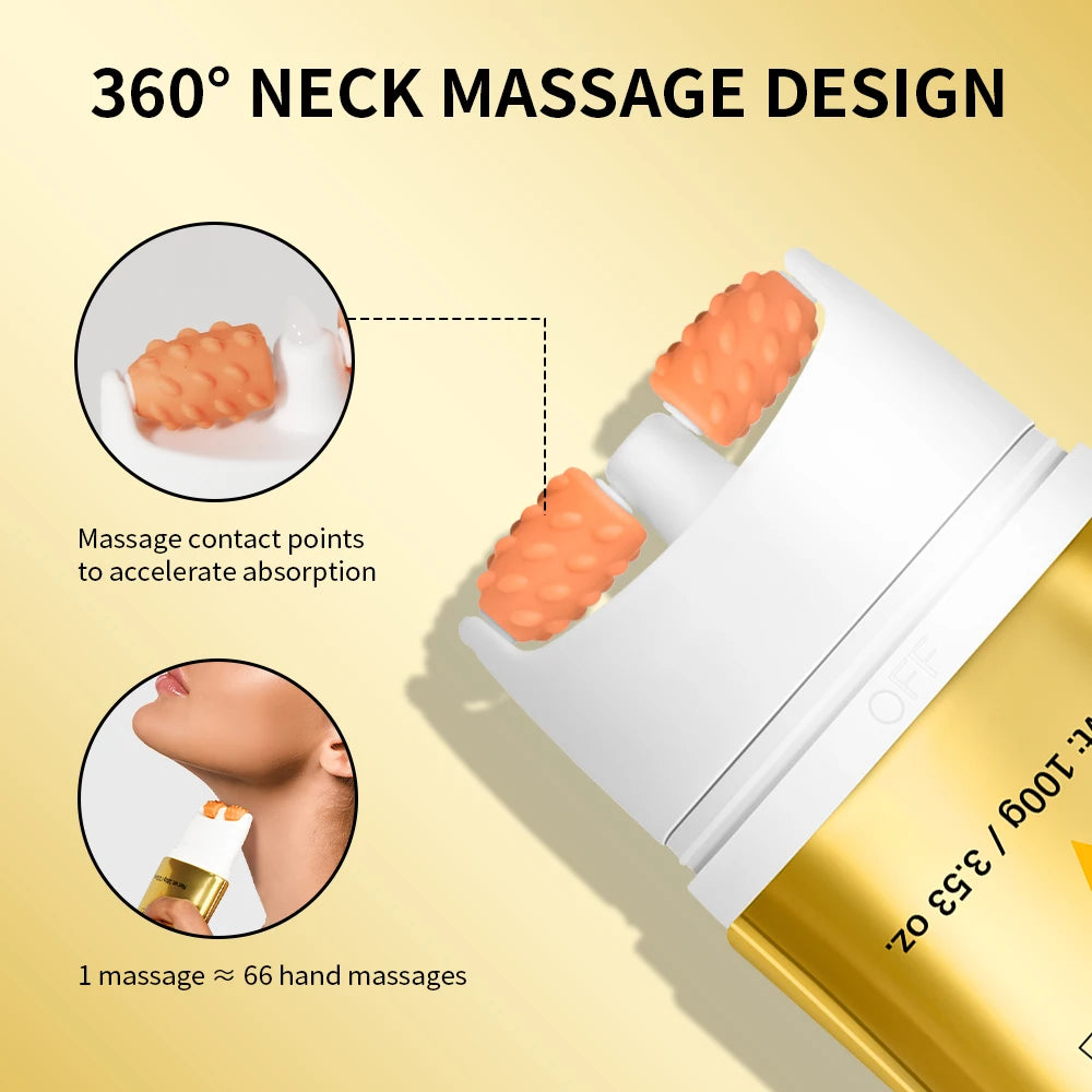 AH-8 Firming Neck Cream with Roller – Lifting & Smoothing Neck Firming Cream QXL