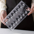 Water Drop PC Polycarbonate Chocolate Mold – Non-Stick Chocolate Mold QXL 1pc