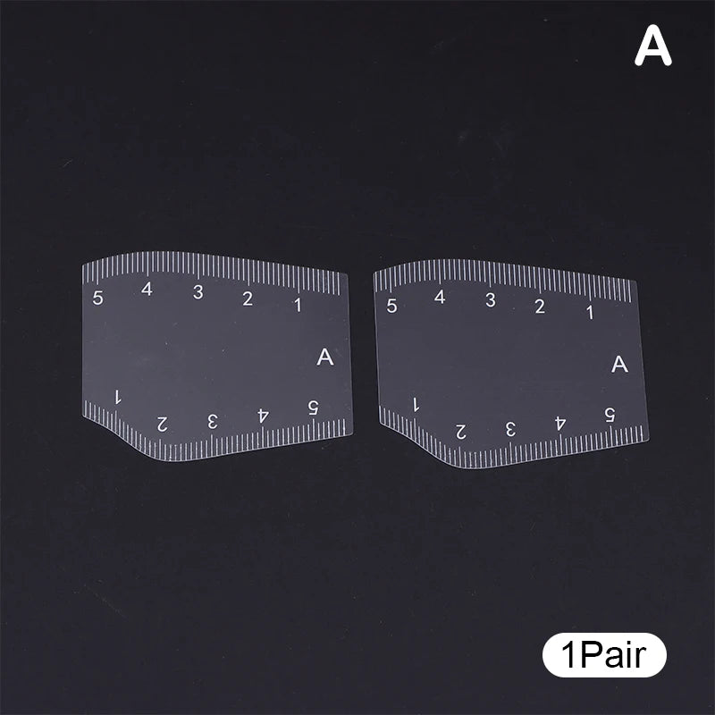 Eyebrow Stencil Ruler Set | Brow Shaping Tool 2/5 Pc Eyebrow Stencil Ruler QXL A 1Pair