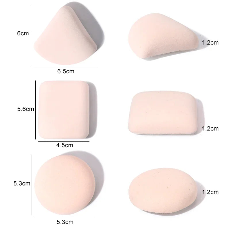 3-Pack Makeup Sponge Puff Set | Dry & Wet Foundation Blender Makeup Sponge Puff QXL