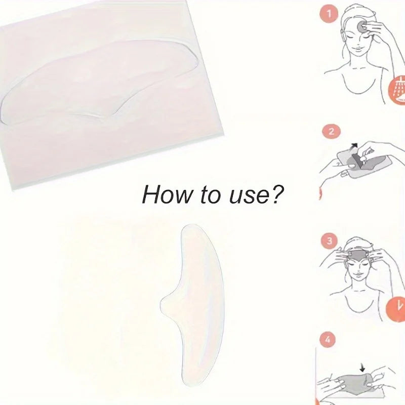 Forehead Gel Patch & Eye Mask Stickers | Face Skin Care Gel Face Patch QXL
