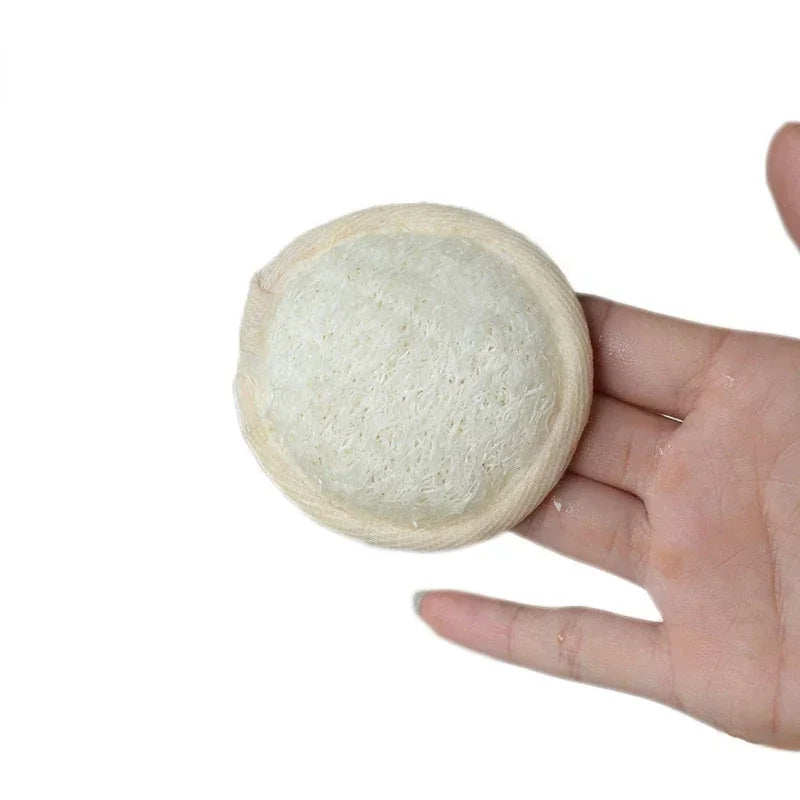 Natural Loofah Bath Scrubber | Exfoliating Body & Face Brush Loofah Bath Scrubber QXL