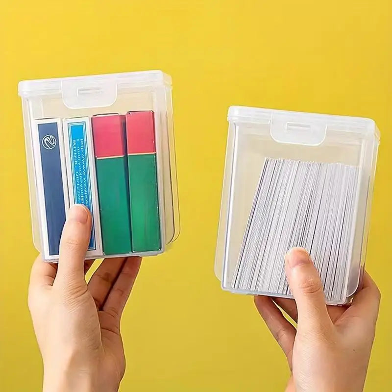 Playing Card & Business Card Storage Box | Metal & Plastic Card Storage Box QXL