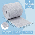 Dark Gray Felt Fabric Roll 118x9.4" 2mm | DIY Craft & Sewing Craft Felt Roll QXL AECH04-00740