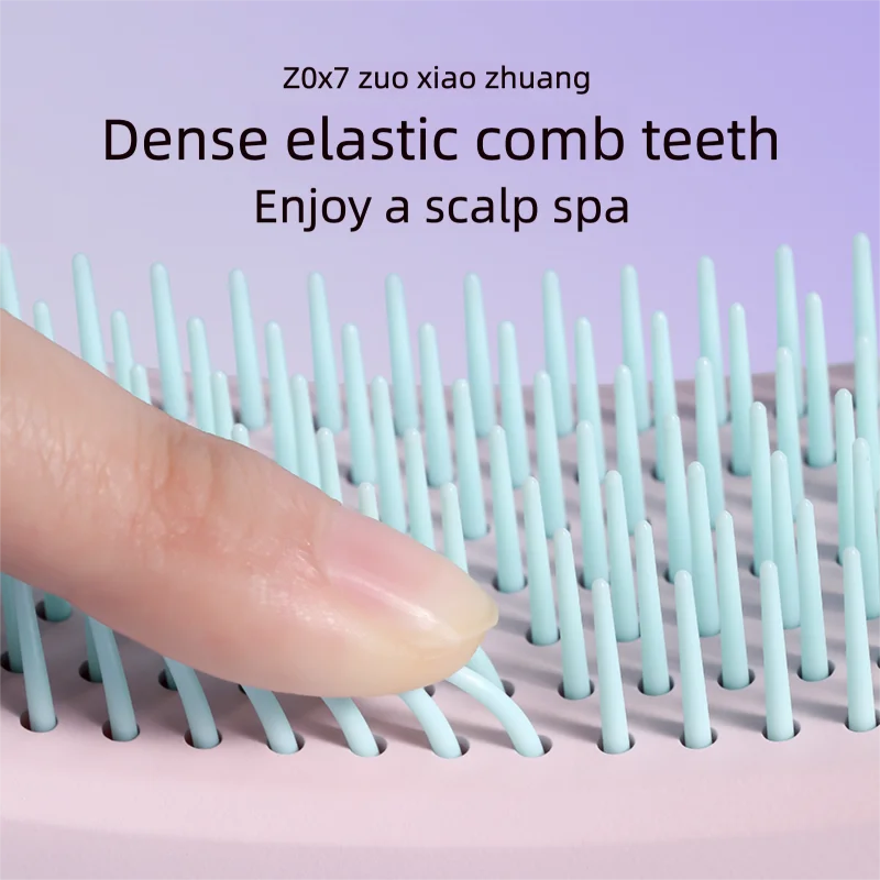 Gradient Telescopic Comb – Anti-Static Scalp Massage Detangler Hair Detangling Comb QXL