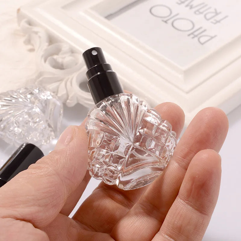15ml Shell Glass Perfume Spray Bottle | Refillable Atomizer Perfume Spray Bottle QXL