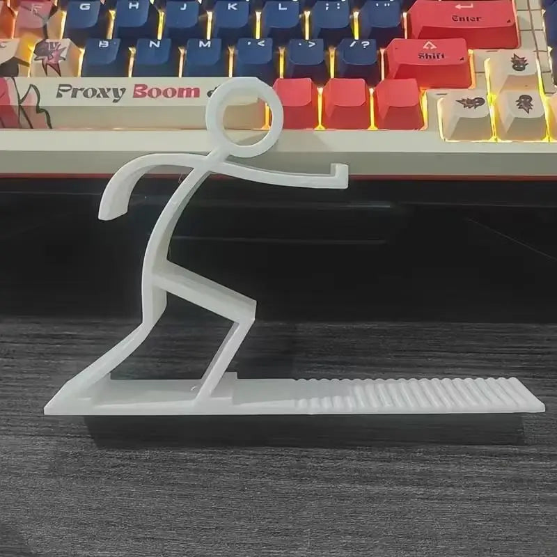 Modern Plastic Bookend | Desk Organizer & Gift for Readers Bookend QXL