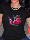 Women's 100% Cotton Logo Print Casual T-Shirt | XS–3XL Women's Cotton T-Shirt QXL 12 XL