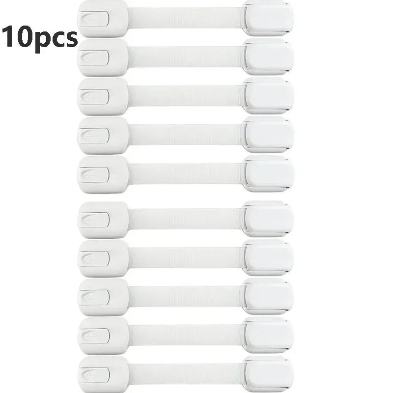 Baby Cabinet Safety Locks & Adhesive Drawer Latches Child Safety Lock QXL B257 10PCS