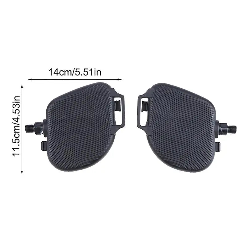 Anti-Slip Exercise Bike Pedals with Straps | 1 Pair Exercise Bike Pedals QXL