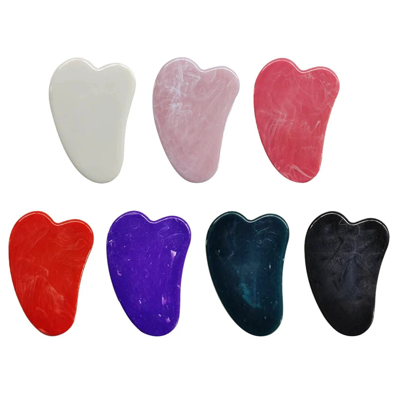 Gua Sha Scraper Board – Face & Neck Skin Lifting Massage Tool Gua Sha Scraper Board QXL