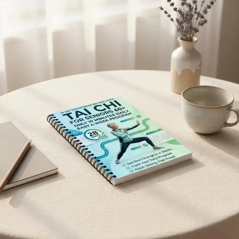 28-Day Tai Chi Walking Book for Seniors | 10-Min Daily Program Fitness Program Book QXL