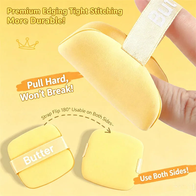Butter Cookie Makeup Sponge Puffs | Wet & Dry 6 or 10 Pack Makeup Sponge Puff QXL