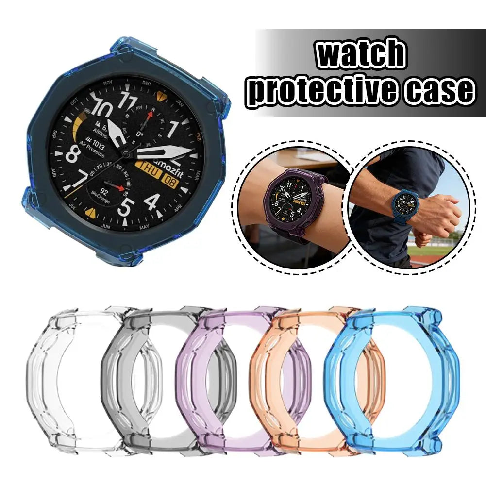 Amazfit T-Rex Ultra 2 TPU Case | Semi-Wrap Watch Protector Smartwatch Case QXL