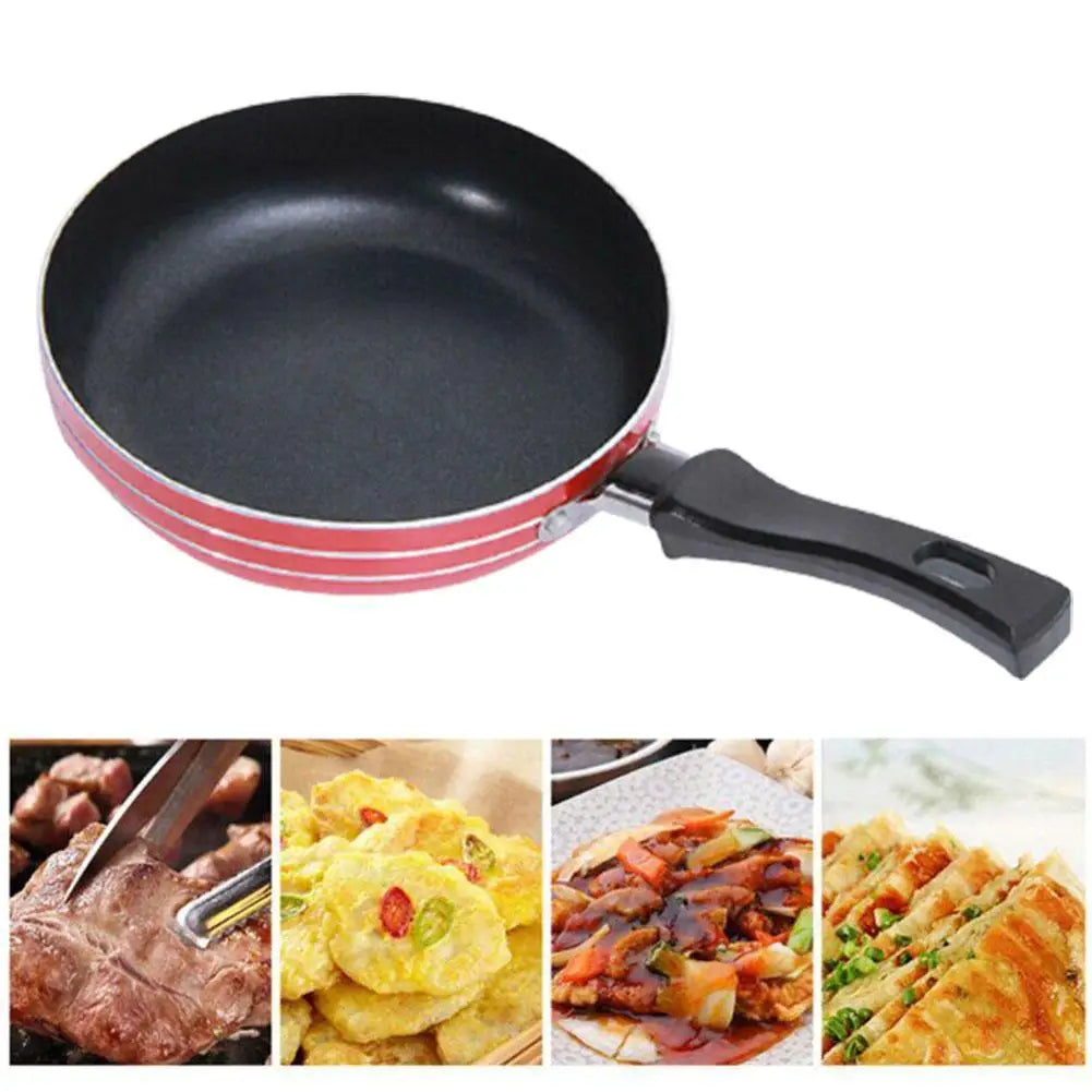 16cm Mini Non-Stick Frying Pan | Compact Steel Frypan Mini Frying Pan QXL