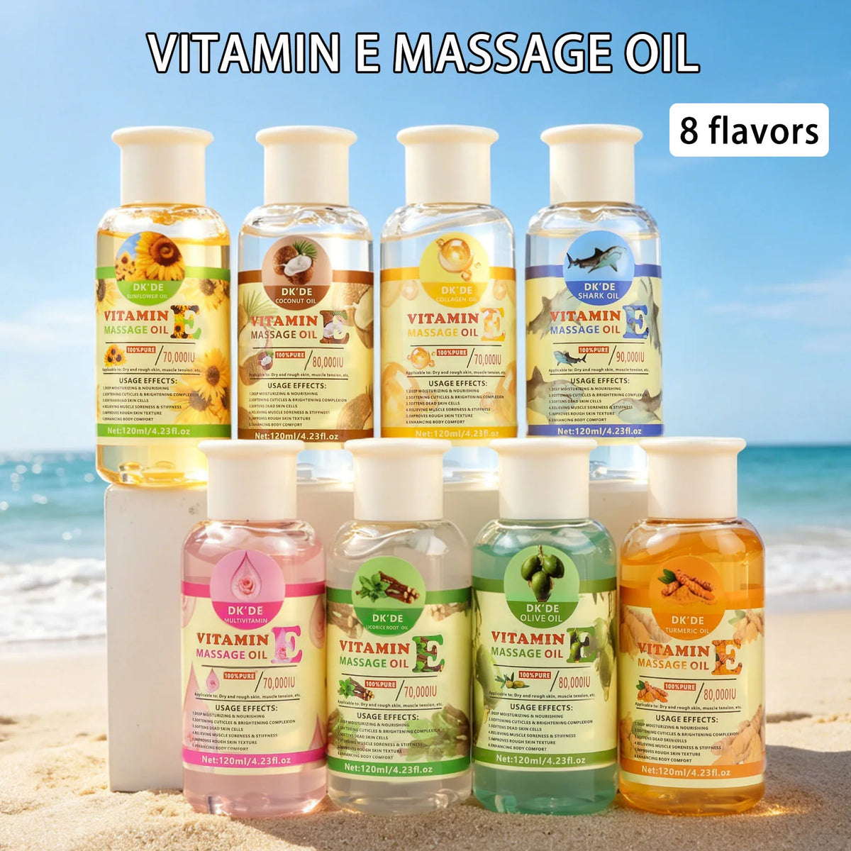 Vitamin Body Massage Oil & Moisturizing Lotion – All Skin Types Body Massage Oil QXL