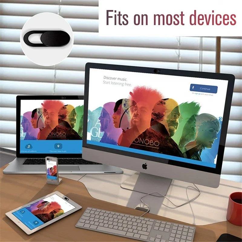 Sliding Webcam Cover for Laptop, Phone & Tablet | 1–20 Pack Webcam Privacy Cover QXL
