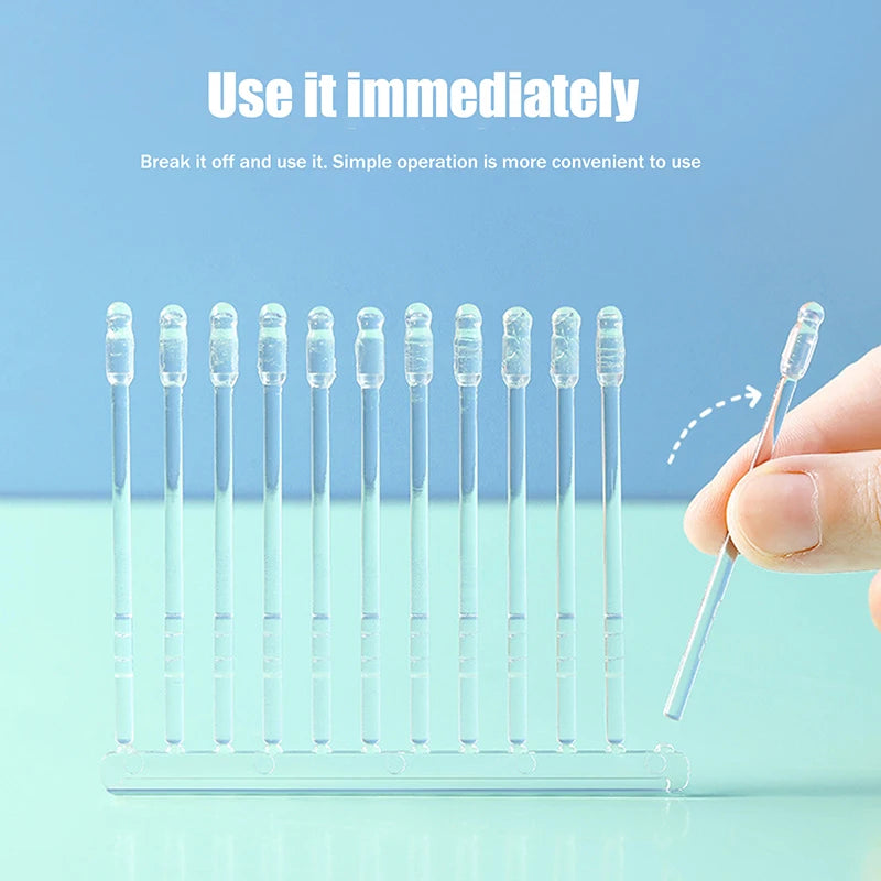 24-Pack Sticky Ear Wax Removal Tool | Soft Reusable Ear Pick Ear Wax Removal Tool QXL