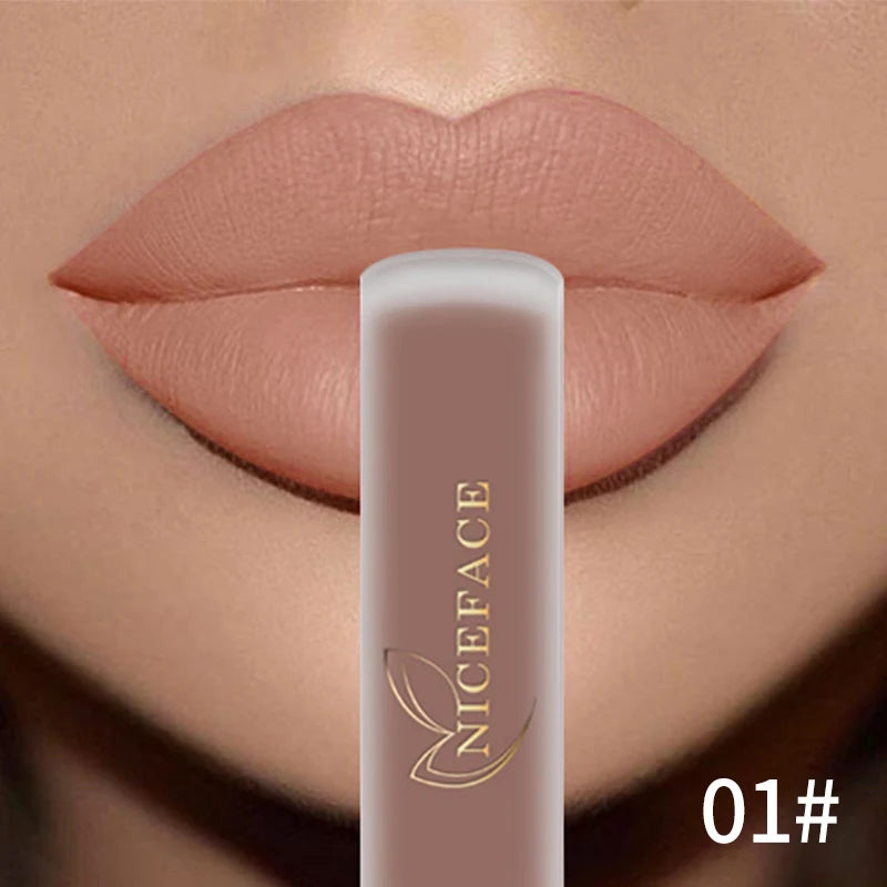QiBest Matte Liquid Lipstick | Velvet Long-Lasting Lip Gloss Matte Liquid Lipstick QXL