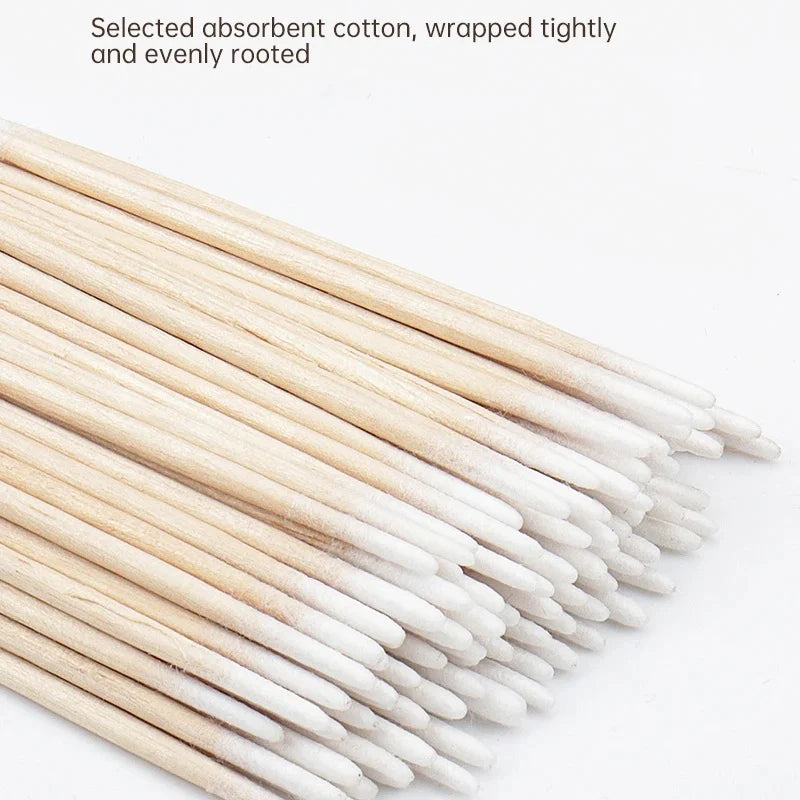 100-Pack Double-End Micro Brushes | Lint-Free Lash Extension Tool Disposable Micro Brushes QXL 100PCS