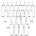 10-Pack Squeeze Needle Tip Bottles 10–120ml | Ink Glue Dye Squeeze Dispensing Bottles QXL 60ml
