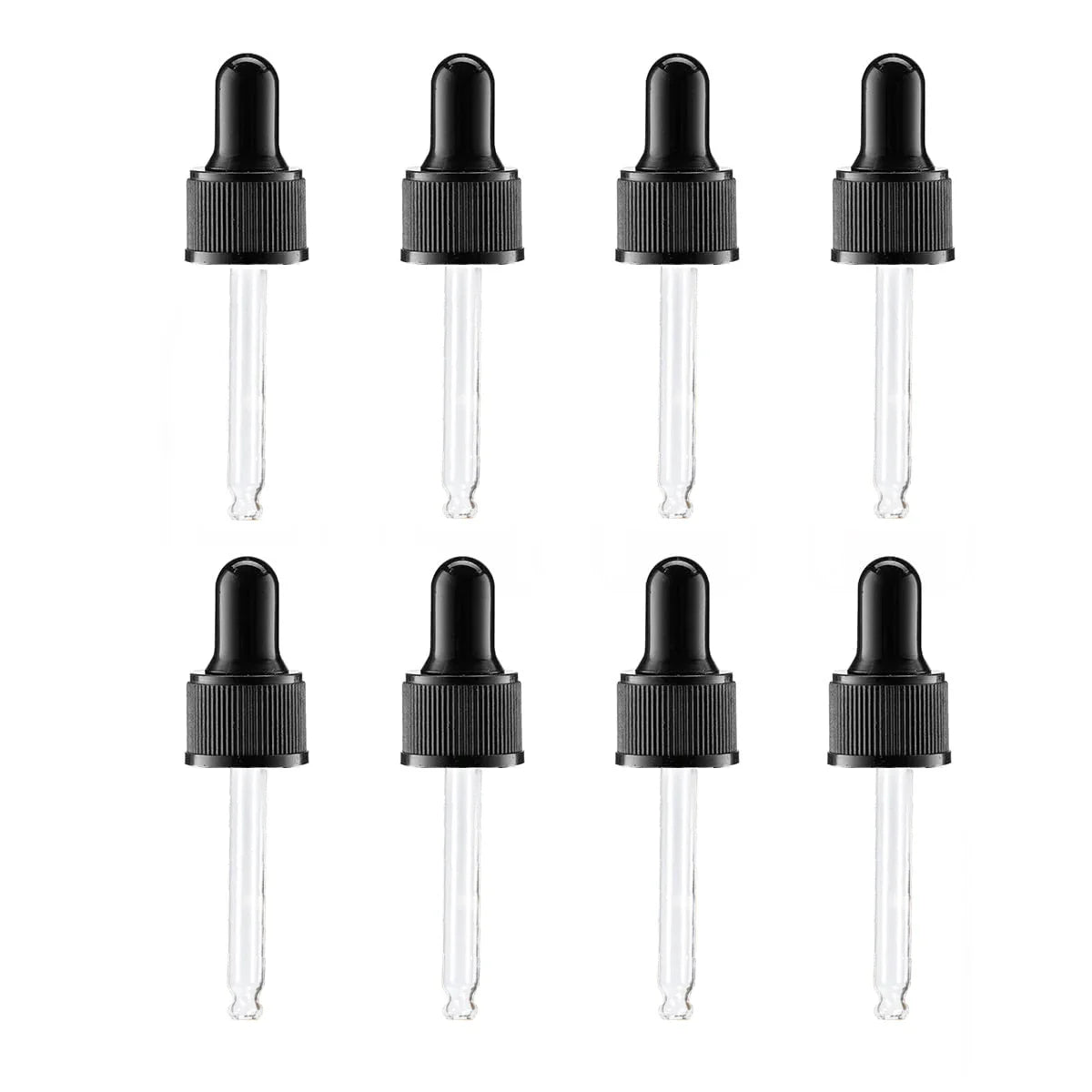 30ml Glass Dropper Bottles 8-Pack | Essential Oils & Refillable Glass Dropper Bottles QXL Glass 8pcs 30ml