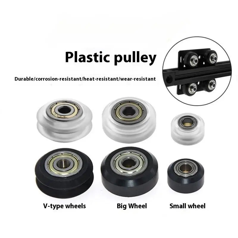 POM V-Slot Idler Pulley Wheel with Bearing | 3D Printer 3D Printer Pulley Wheel QXL