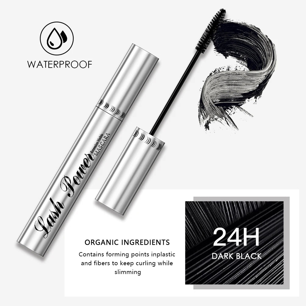 QIBEST 2-Pack 4D Silk Fiber Mascara – Waterproof & Lengthening Fiber Mascara QXL
