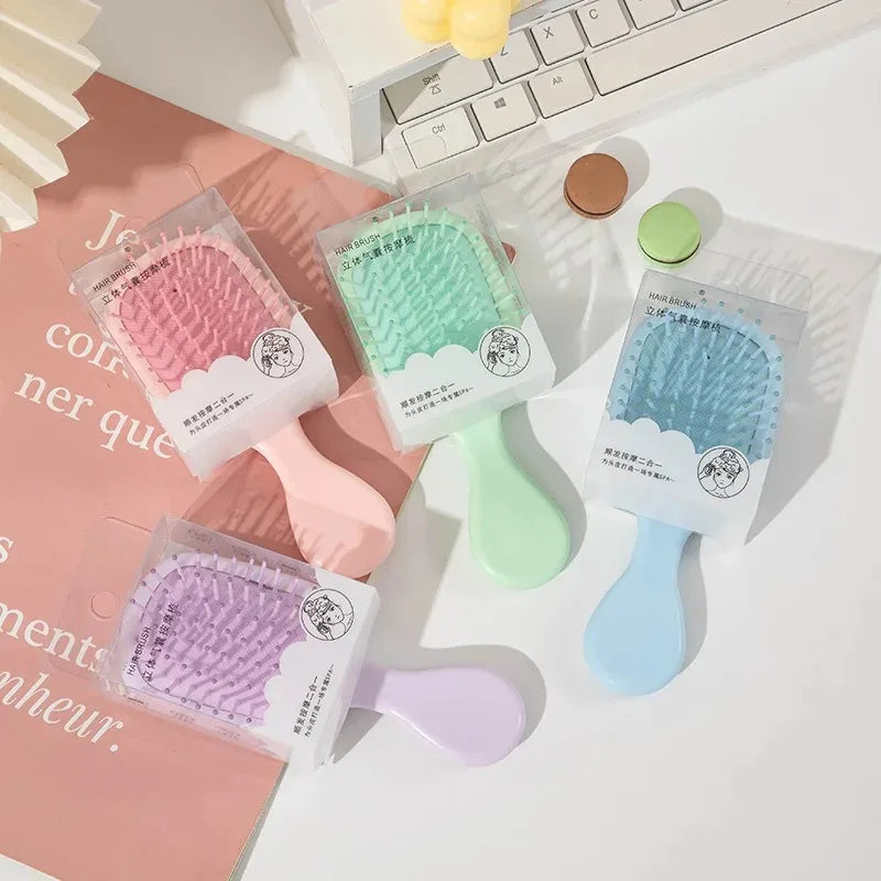 Mini Air Cushion Detangling Hair Brush – Wigs & Natural Hair Hair Detangling Brush QXL