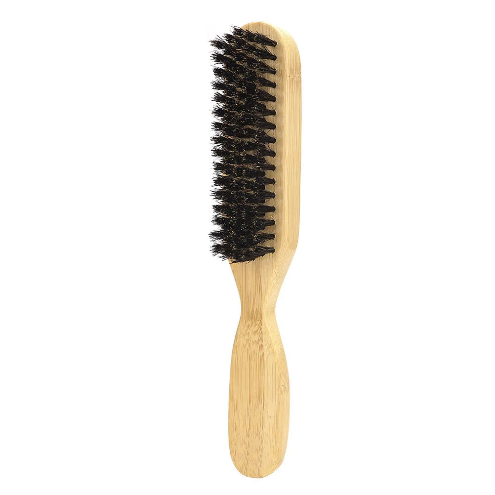 Boar Bristle Beard Brush – Wooden Handle Men's Grooming Tool Beard Grooming Brush QXL Default Title