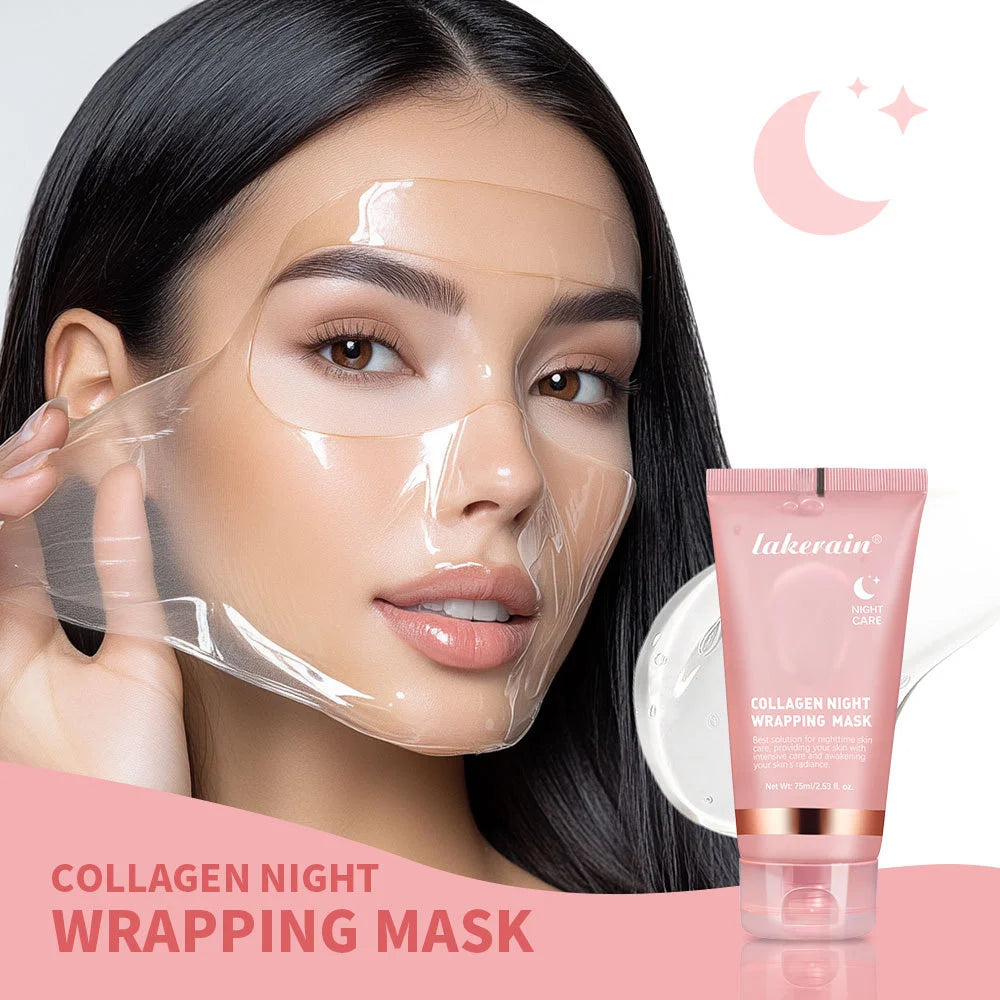 VERONNI Collagen Peel-Off Night Mask – Firming & Hydrating Collagen Night Mask QXL