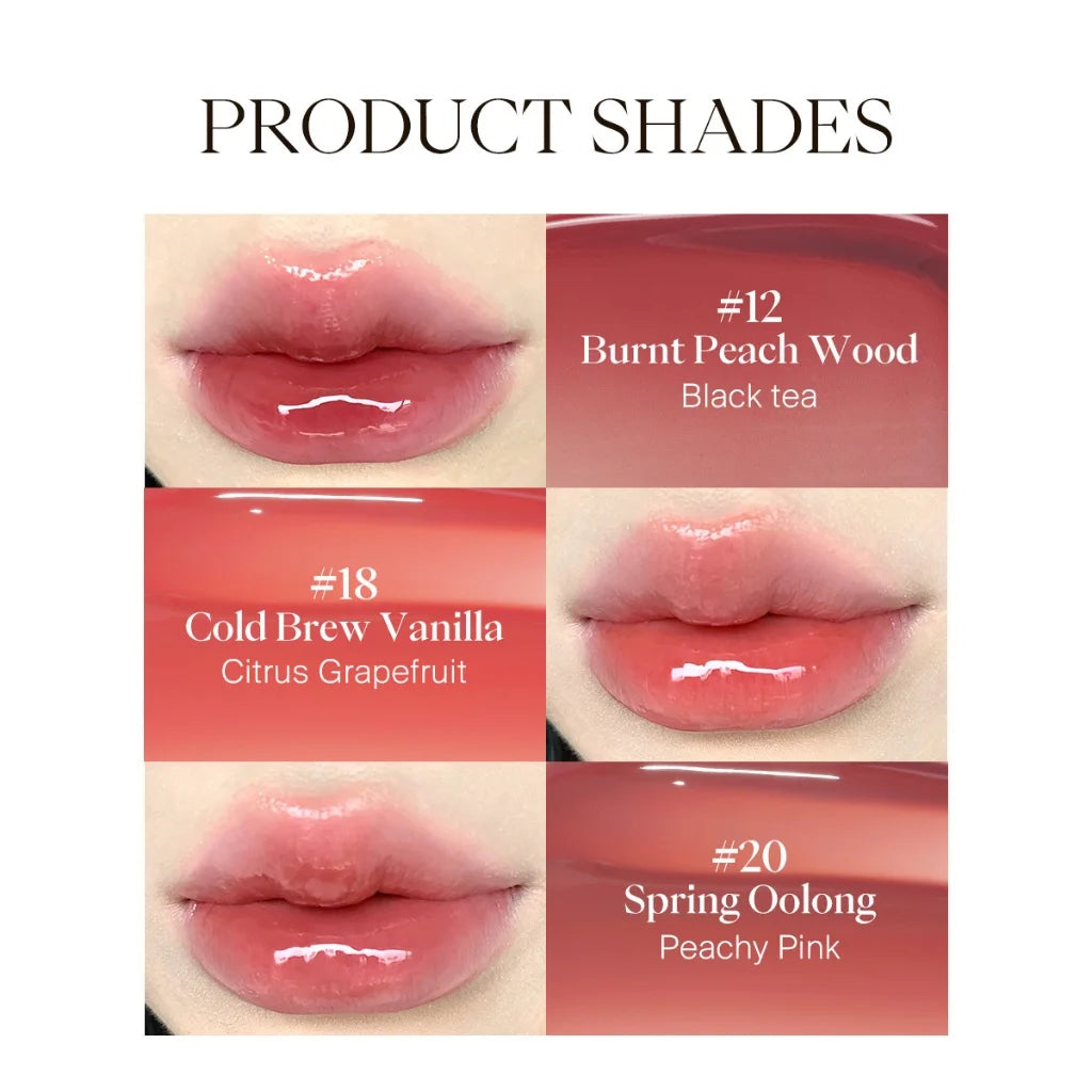 JOOCYEE Glazed Lip Gloss | Shiny Moisturizing Double-Ended Lip Gloss QXL