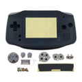 GBA Replacement Shell Housing Full Set – Buttons, Screws & Lens Console Replacement Shell QXL Black
