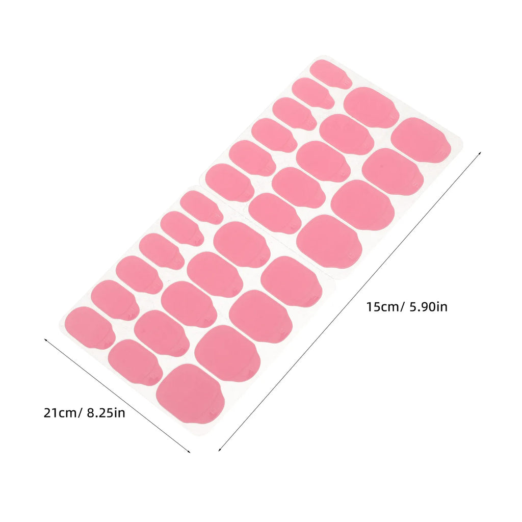 Press-On Nail Jelly Tabs 30 Sheets | Ultra Thin Waterproof Nail Adhesive Tabs QXL