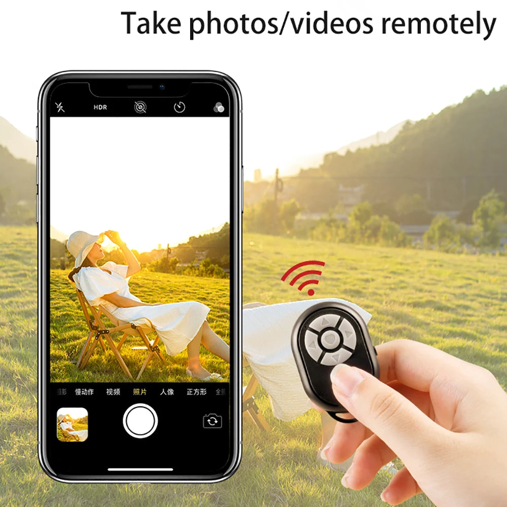 Bluetooth Wireless Shutter Remote for iPhone & Android Bluetooth Camera Remote QXL